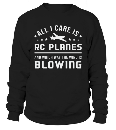 RC Plane Airplane Pilot All I Care Is RC Planes Sweatshirt Unisex