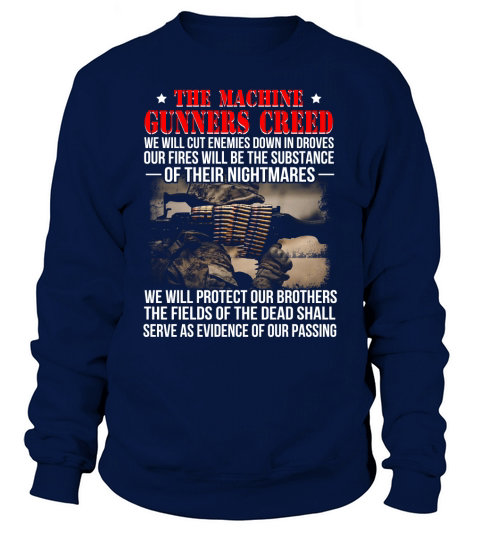 The machine gunners creed Sweatshirt Unisex