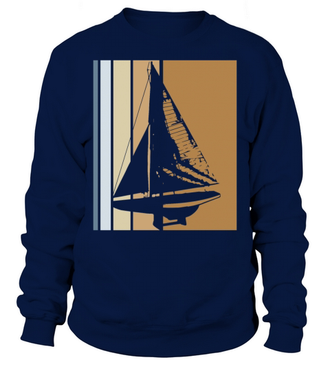 Vintage Sailboat Boat Ship Sailor Yacht Sailing Sweatshirt Unisex