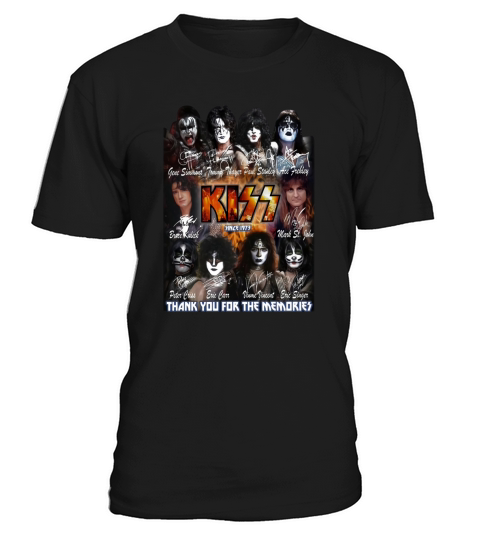 All signature Kiss since 1973 thank you for the memories shirt T-Shirt Unisex