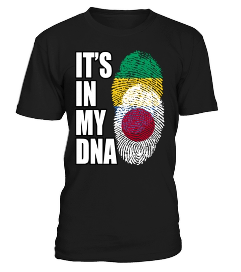 Gambian And Japanese Mix Heritage DNA Flag T-Shirt Unisex