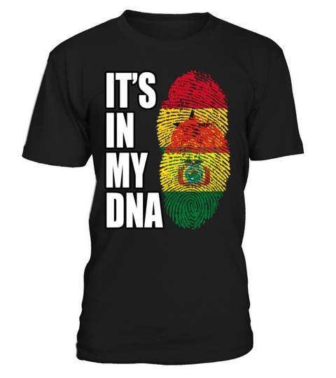 Ghanaian And Bolivian Mix Heritage DNA Flag T-Shirt Unisex