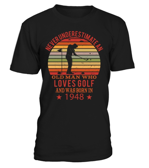 Golfing Golfplayers Vintage 1948 Birthday T-Shirt Unisex