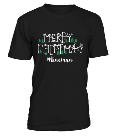 Merry Christmas Lineman Funny Husband And Wife T-Shirt Unisex