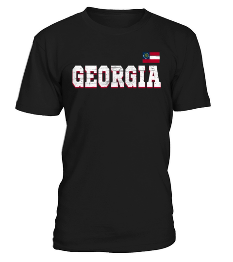 State Name America State Flag Georgia T-Shirt Unisex