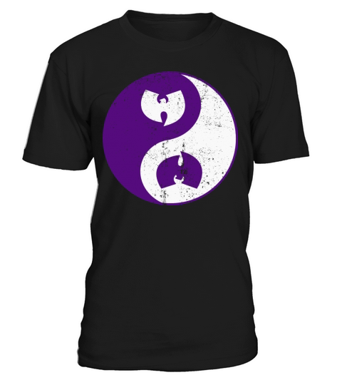 yin and yang wutang dark purple T-Shirt Unisex