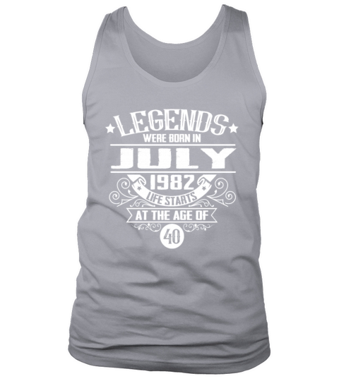 Birth Month July 1982 Vintage Vintage Birthday Tank Top Unisex