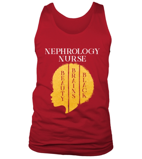 Black History Month Nephrology Nurse African Tank Top Unisex