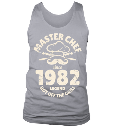 Born In 1982 BBQ Funny Grilling 40th Birthday Tank Top Unisex