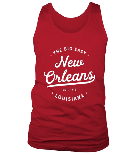 Classic Retro Vintage New Orleans Louisiana Big Easy Tshirt Tank Top Unisex