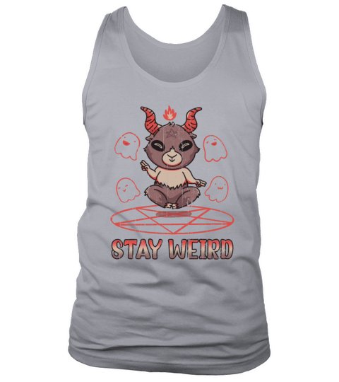 Cute Baphomet Devil Tarot Occult Weird Gothic Tank Top Unisex