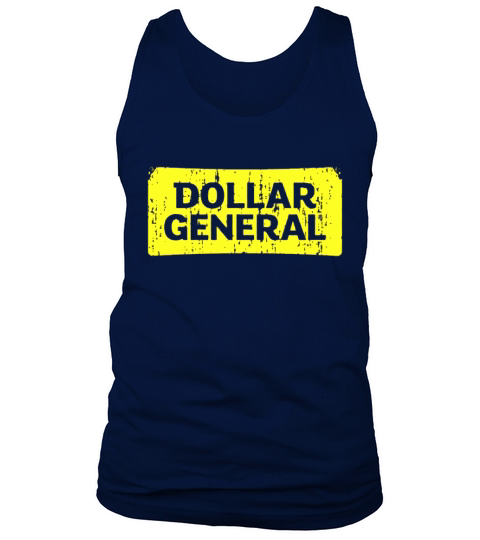 Dollar General Cool Grocery Store Pop Worn Look Tank Top Unisex