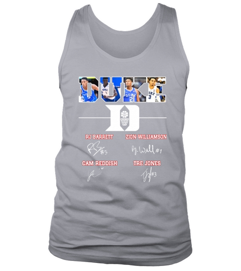 Duke Rj Barreit Zion Williamson Cam Reddish all signature Tank Top Unisex