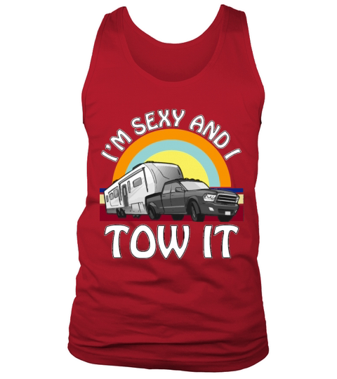 funny camping 5th wheel vanlife Tank Top Unisex