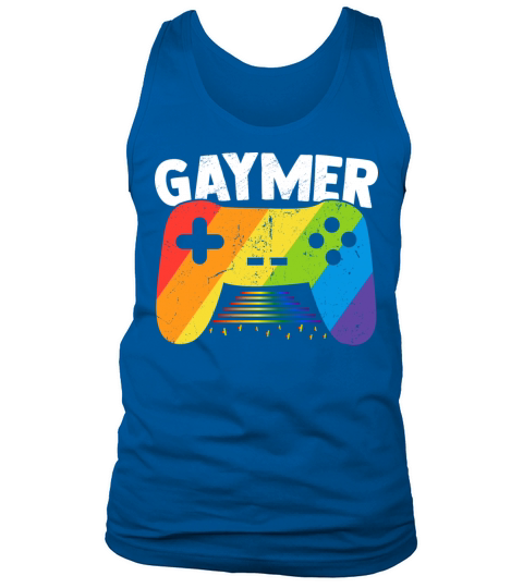 Gaymer Rainbow Pride Month Video Game Player Gay Tank Top Unisex