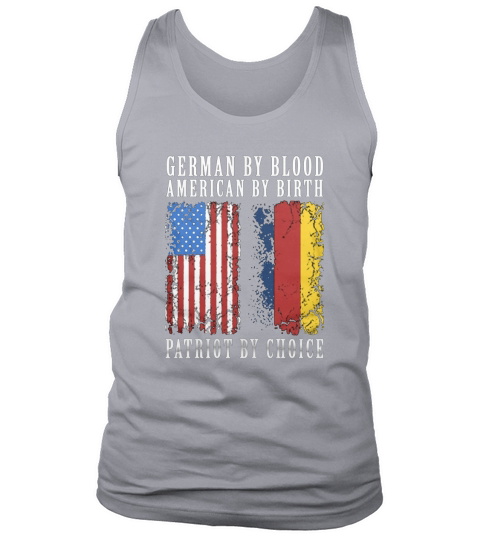 German By Blood American By Birth ! Tank Top Unisex
