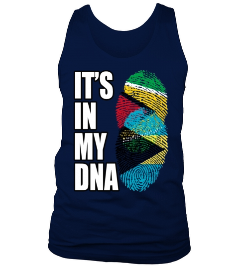 Guyanese And Bahamian Mix Heritage DNA Flag Tank Top Unisex