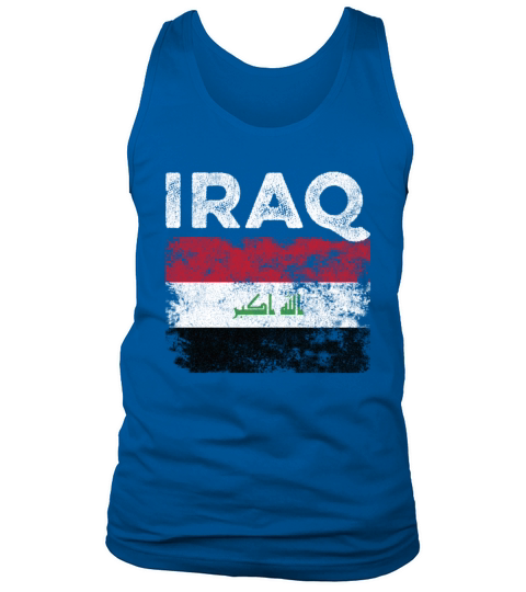 Iraq Flag Distressed - Iraqi Flag Tank Top Unisex