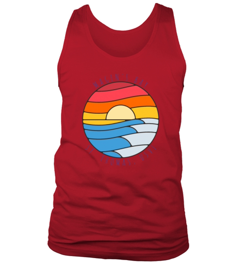Magens Bay St Thomas Usvi Vintage Beach Sunset Tank Top Unisex