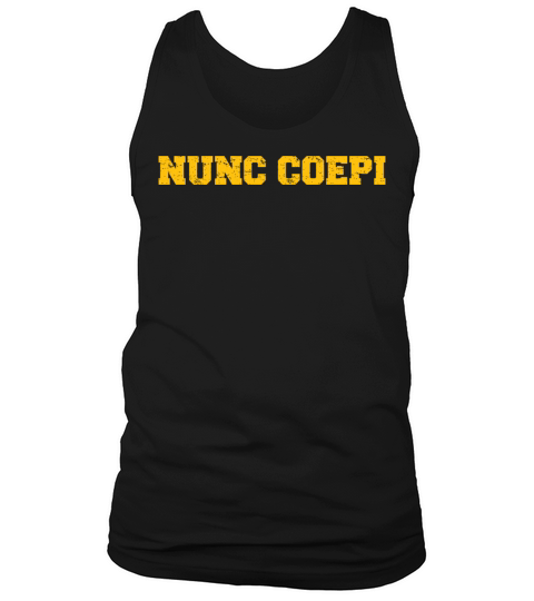 Nunc Coepi Distressed Vintage Tank Top Unisex