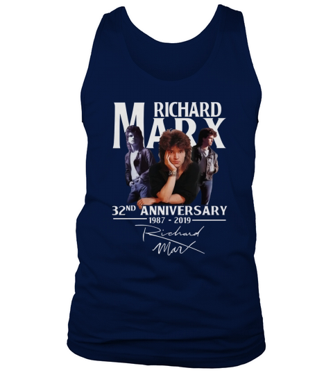 Richard Marx 32nd anniversary 1987-2019 signature shirt Tank Top Unisex