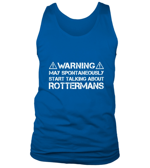 Rotterman Warning Tank Top Unisex