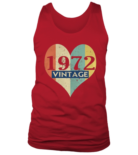 Tee shirt Vintage Rétro 1972 Tank Top Unisex
