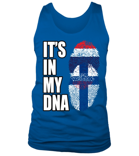Thai And Finland Vintage Heritage DNA Flag Tank Top Unisex