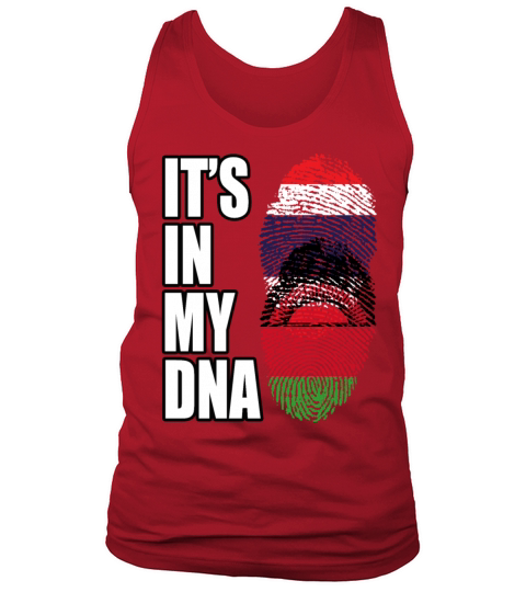 Thai And Malawian Vintage Heritage DNA Flag Tank Top Unisex