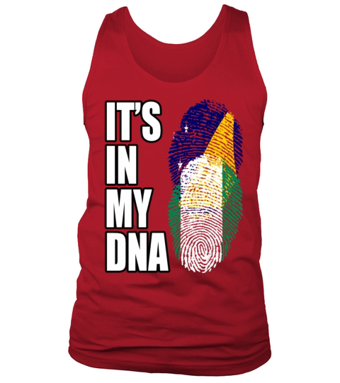 Tokelauan And Nigerian Mix Heritage DNA Flag Tank Top Unisex