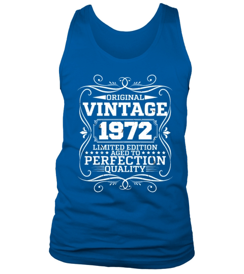 Vintage 1972 Original Limited Edition Tank Top Unisex