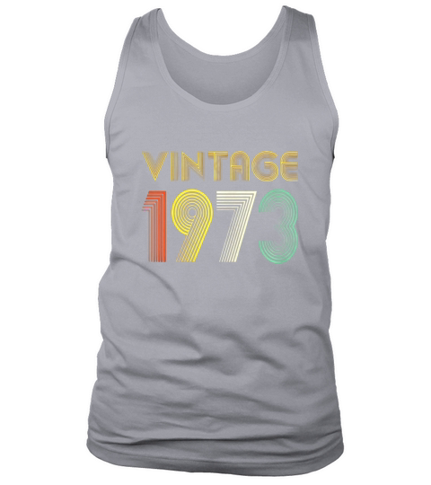 Vintage 1973 47th Birthday Tank Top Unisex