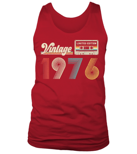 Vintage 1976  Limited Edition Tank Top Unisex
