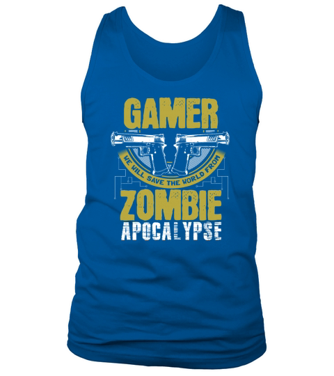 Zombie Apocalypse Guns Saying Gift Tank Top Unisex