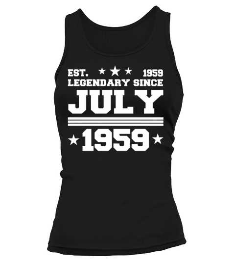 63rd birthday July vintage 1959 gift idea Tank top Woman