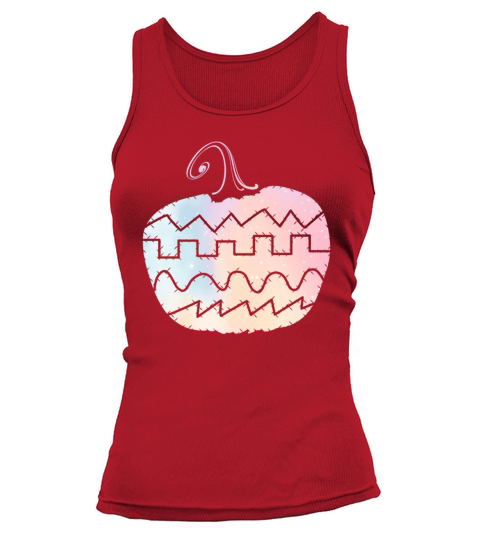 Cute Pumpkin Analog Synthesizer Tank top Woman