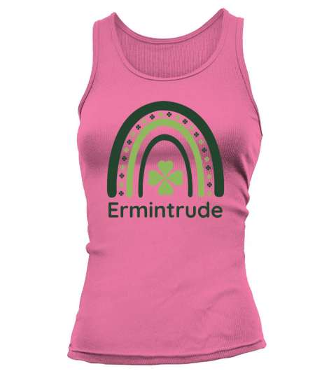 Ermintrude Clover Boho Rainbow Tank top Woman