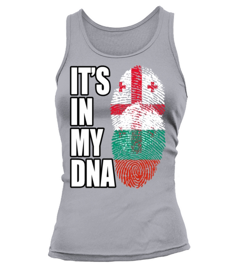 Georgian And Bulgarian Mix Heritage DNA Flag Tank top Woman