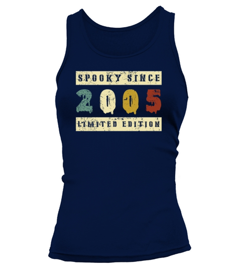 Halloween Spooky Since 2005 Retro Birth Year Tank top Woman