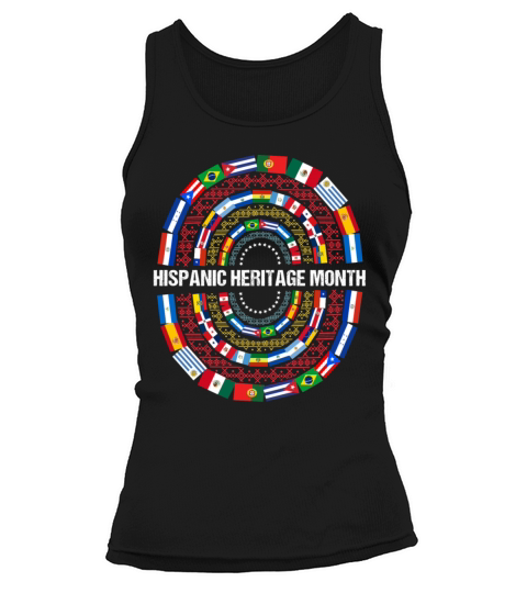 Hispanic Heritage Month Spanish Countries Flags Tank top Woman