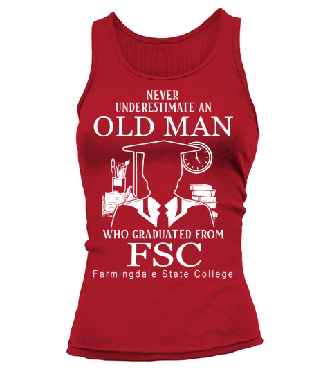 Man graduated from Farmingdale State College Tank top Woman
