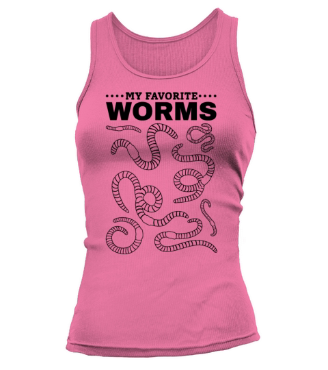 My Favorite Worms Compost Worms Cute Worm Lover Tank top Woman