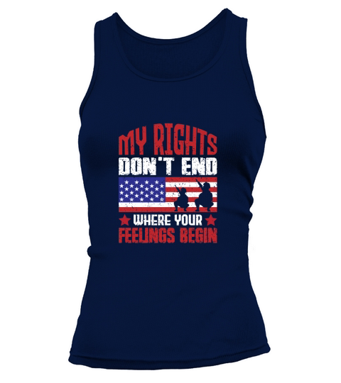 My Rights Dont End Where Your Fellings Begin Tank top Woman
