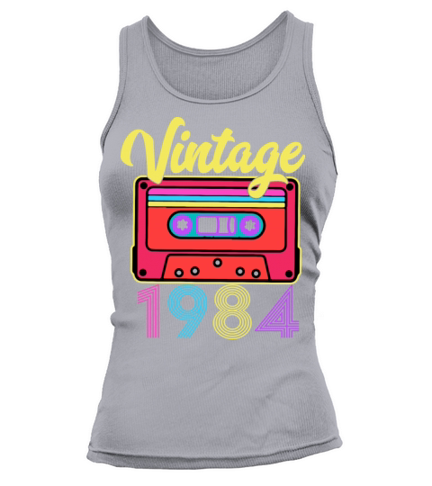 Retro Audio Cassette Vintage Since 1984 Tank top Woman