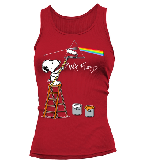 Snoopys Painting The picture- Pink Floyd Tank top Woman