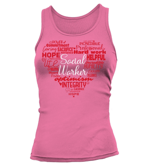 Social Worker Tag Cloud Social Work Caseworker Tank top Woman