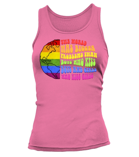 The World Has Bigger Problems Than Boys Who Kiss Tank top Woman