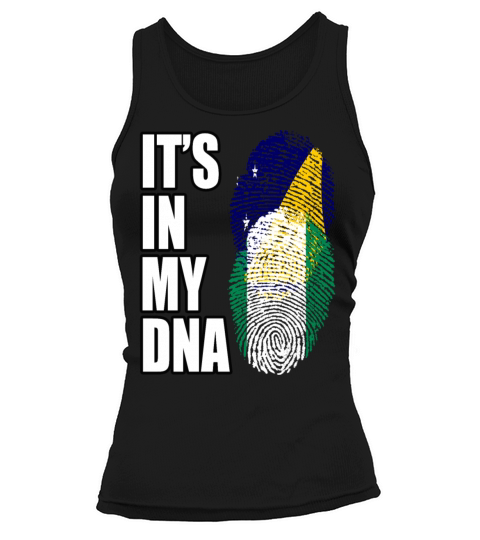 Tokelauan And Nigerian Mix Heritage DNA Flag Tank top Woman