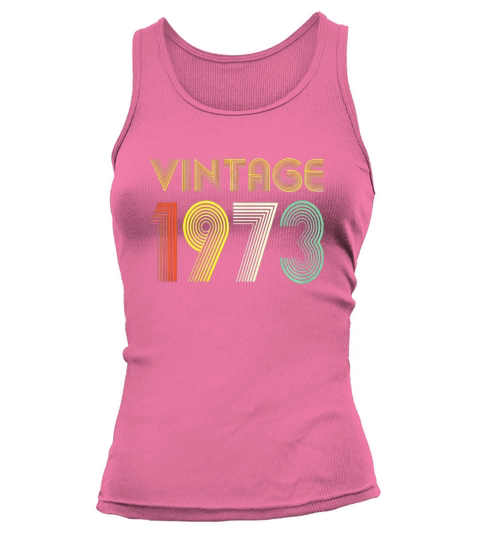 Vintage 1973 47th Birthday Tank top Woman