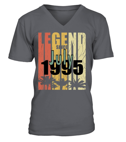 1995 July vintage born gift V-Neck T-shirt